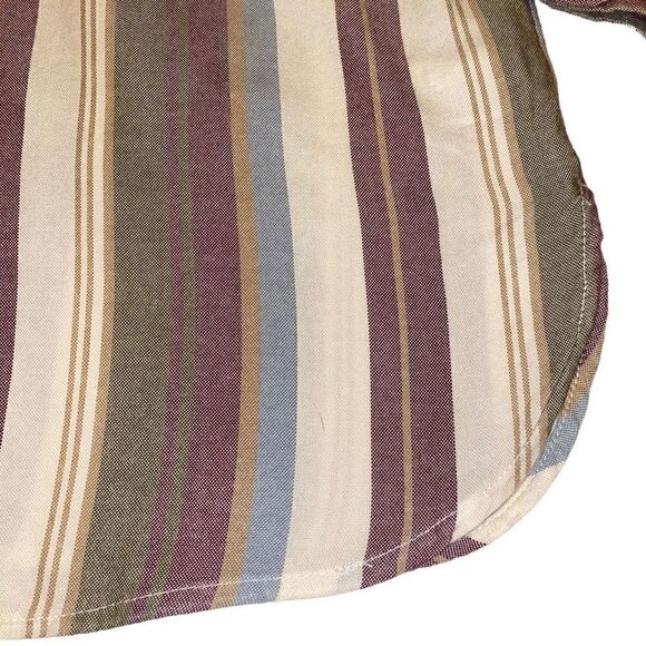 American Eagle Striped Button Down‎ Long Sleeve Shirt Sz XXL NWT - Picture 6 of 14